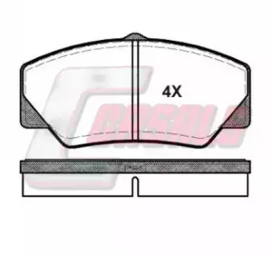 Комплект тормозных колодок, дисковый тормоз CASALS купить