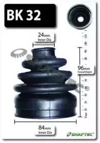 Комплект пылника, приводной вал SHAFTEC купить