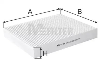 Фильтр, воздух во внутренном пространстве MFILTER купить