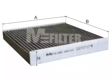 Фильтр, воздух во внутренном пространстве MFILTER купить