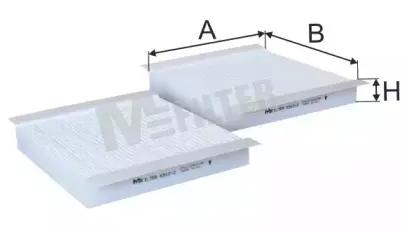 Фильтр, воздух во внутренном пространстве MFILTER купить