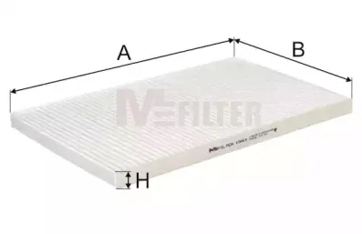Фильтр, воздух во внутренном пространстве MFILTER купить