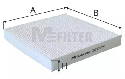 Фильтр, воздух во внутренном пространстве MFILTER купить