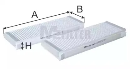 Фильтр, воздух во внутренном пространстве MFILTER купить