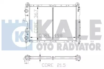 Радиатор, охлаждение двигателя KALE OTO RADYATГ–R купить