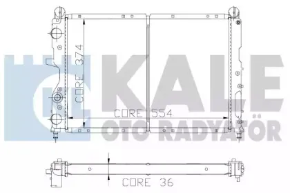 Радиатор, охлаждение двигателя KALE OTO RADYATГ–R купить