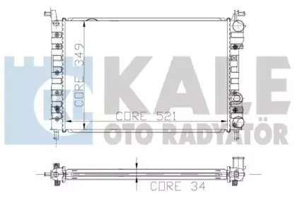 Радиатор, охлаждение двигателя KALE OTO RADYATГ–R купить