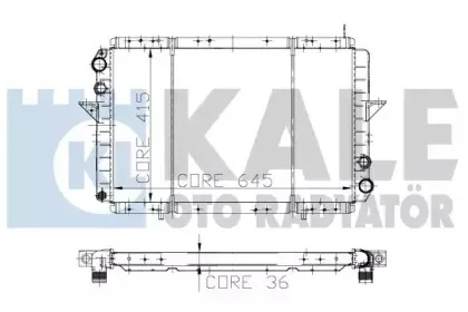 Радиатор, охлаждение двигателя KALE OTO RADYATГ–R купить