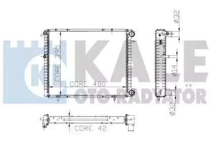 Радиатор, охлаждение двигателя KALE OTO RADYATГ–R купить