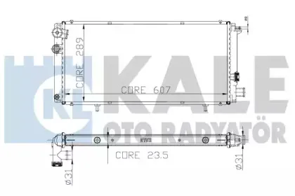 Радиатор, охлаждение двигателя KALE OTO RADYATГ–R купить