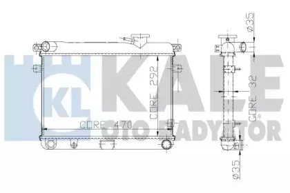 Радиатор, охлаждение двигателя KALE OTO RADYATГ–R купить