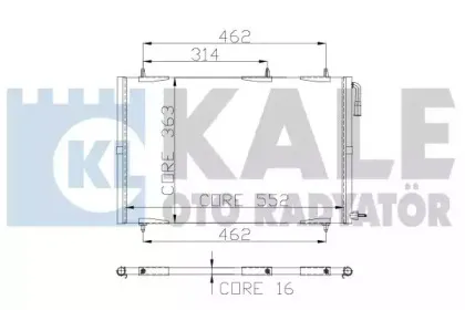 Конденсатор, кондиционер KALE OTO RADYATГ–R купить
