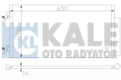 Конденсатор, кондиционер KALE OTO RADYATГ–R купить