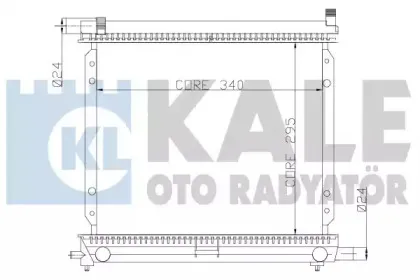 Радиатор, охлаждение двигателя KALE OTO RADYATГ–R купить