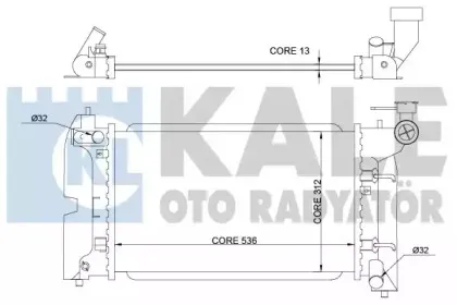 Радиатор, охлаждение двигателя KALE OTO RADYATГ–R купить