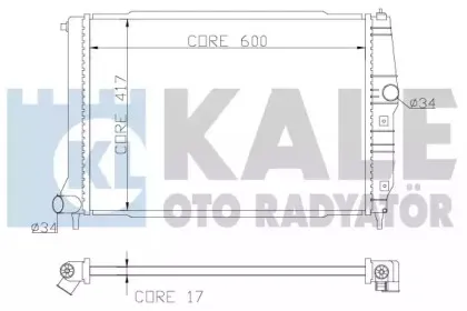 Радиатор, охлаждение двигателя KALE OTO RADYATГ–R купить
