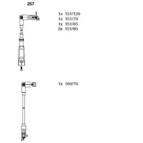 Комплект проводов зажигания BREMI купить