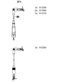 Комплект проводов зажигания BREMI купить