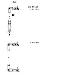 Комплект проводов зажигания BREMI купить