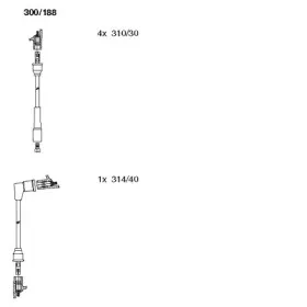 Комплект проводов зажигания BREMI купить