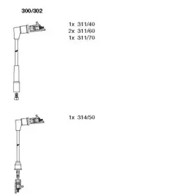 Комплект проводов зажигания BREMI купить