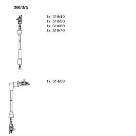Комплект проводов зажигания BREMI купить