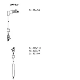 Комплект проводов зажигания BREMI купить