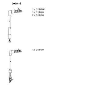 Комплект проводов зажигания BREMI купить
