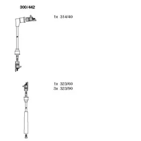 Комплект проводов зажигания BREMI купить