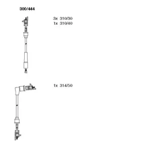 Комплект проводов зажигания BREMI купить