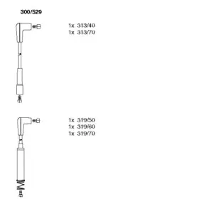 Комплект проводов зажигания BREMI купить