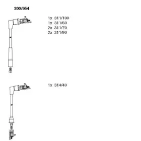 Комплект проводов зажигания BREMI купить