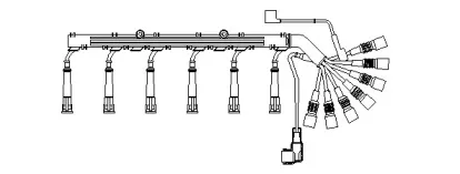 Комплект проводов зажигания BREMI купить