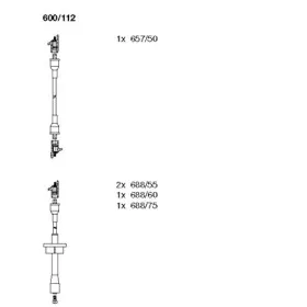 Комплект проводов зажигания BREMI купить
