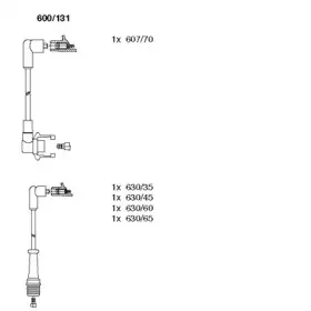 Комплект проводов зажигания BREMI купить