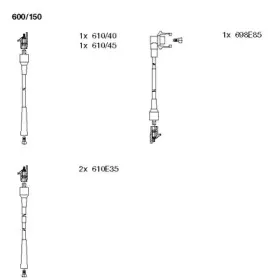 Комплект проводов зажигания BREMI купить