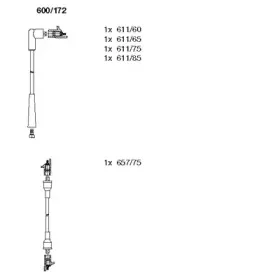 Комплект проводов зажигания BREMI купить