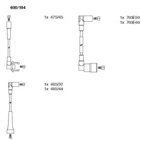 Комплект проводов зажигания BREMI купить