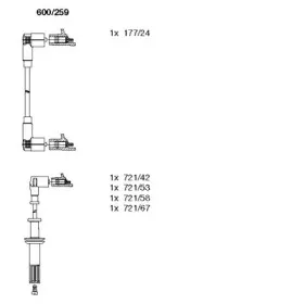 Комплект проводов зажигания BREMI купить