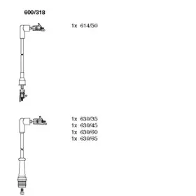 Комплект проводов зажигания BREMI купить