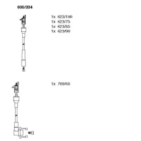 Комплект проводов зажигания BREMI купить