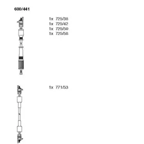 Комплект проводов зажигания BREMI купить