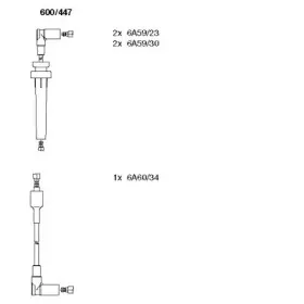 Комплект проводов зажигания BREMI купить