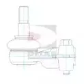 Наконечник поперечной рулевой тяги DITAS купить