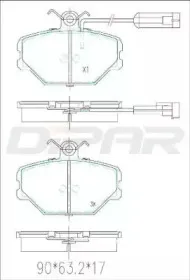 Комплект тормозных колодок, дисковый тормоз DITAS купить