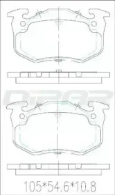 Комплект тормозных колодок, дисковый тормоз DITAS купить