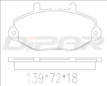 Комплект тормозных колодок, дисковый тормоз DITAS купить