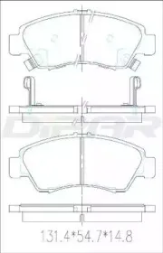Комплект тормозных колодок, дисковый тормоз DITAS купить