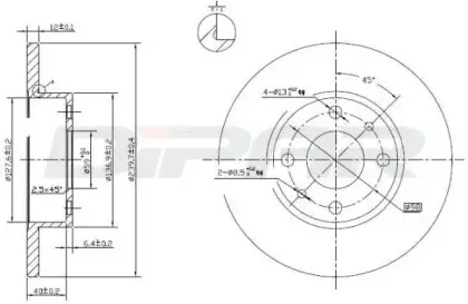 Тормозной диск DITAS купить