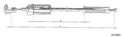Тросик газа CABOR купить